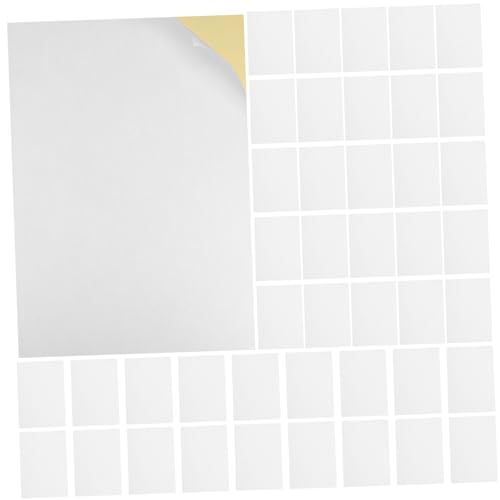Gadpiparty 100 Blatt Kopierpapier Drucken Sie Etikettenaufkleber Glänzendes Aufkleberpapier Adressetiketten Für Den Versand Leer Druckerpapier Selbstklebendes Papier Weiß Gadpiparty 100 Blatt Kopierpapier Drucken Sie Etikettenaufkleber Glänzendes Aufkleberpapier Adressetiketten Für Den Versand Leer Druckerpapier Selbstklebendes Papier Weiß von Gadpiparty