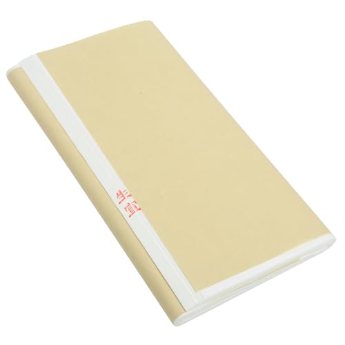 Gadpiparty 100 Blatt Rechteckige Linsenmarmelade Papier zum Zeichnen Reispapier zum Basteln Zeichenpapier Kalligraphie-Übungspapier DIY-Papier schreiben Reis Papier Weiß von Gadpiparty