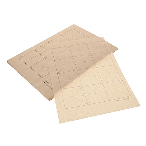 Gadpiparty 100 Blatt Reisbriefpapier Kalligraphie Schreibpapier Kalligraphie Übungspapier Raster Reispapier Im Zeichenstil Für Anfänger Praktisches Kalligraphie Papier Übungs Xuan von Gadpiparty