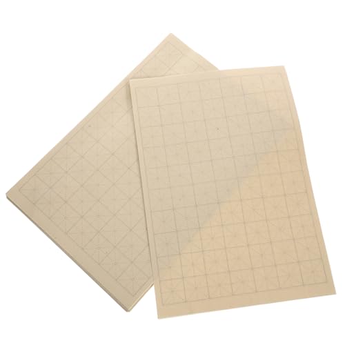 Gadpiparty 100 Blatt Reispapier Buchstaben Anfänger Reispapier Zum Malen Basteln Decoupage Reispapier Stil Schreibraster Kalligraphiepapier Übungs Xuan Papier Kalligraphie von Gadpiparty