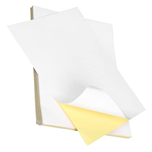 Gadpiparty 100 Blatt Selbstklebende Aufkleberpapier Bedruckbar für Tintenstrahldrucker Starke Haftung Diy Etiketten für Papier Karton Oberflächen Gadpiparty 100 Blatt Selbstklebende Aufkleberpapier Bedruckbar für Tintenstrahldrucker Starke Haftung Diy Etiketten für Papier Karton Oberflächen von Gadpiparty