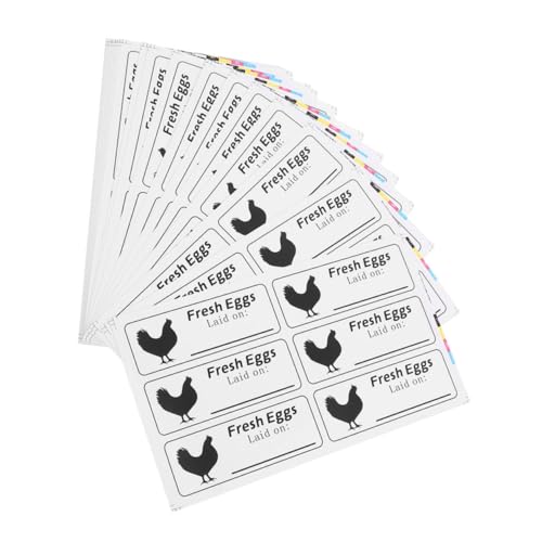 Gadpiparty 100 Blatt Selbstklebende Eierkarton etiketten Beschriftbare Bauernhof Aufkleber für Frische Eier Starke Haftung und Einfache Anwendung zur Frischekennzeichnung von Eierkartons Gadpiparty 100 Blatt Selbstklebende Eierkarton etiketten Beschriftbare Bauernhof Aufkleber für Frische Eier Starke Haftung und Einfache Anwendung zur Frischekennzeichnung von Eierkartons von Gadpiparty