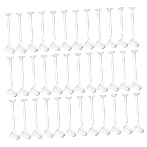 Gadpiparty 100 Paare Ohrstecker Verschlüsse Transparente Sicherheits Ohrstöpsel für DIY Schmuck Leichte und Haltbare Ohrhänger Zubehör für Verschiedene Anlässe Sicher für Ihre Ohren von Gadpiparty