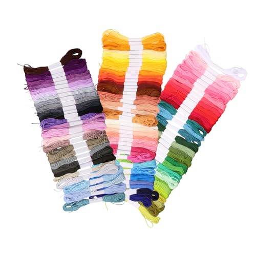 Gadpiparty 100 Stickgarn Nähfaden -Kit Nähzubehör Stränge Stickerei Seide kreuzen praktisches Nähset strapazierfähiger Faden Nähmaterial Baumwollstickstätte tragbares Nähgarn Baumwollfaden Gadpiparty 100 Stickgarn Nähfaden -Kit Nähzubehör Stränge Stickerei Seide kreuzen praktisches Nähset strapazierfähiger Faden Nähmaterial Baumwollstickstätte tragbares Nähgarn Baumwollfaden von Gadpiparty