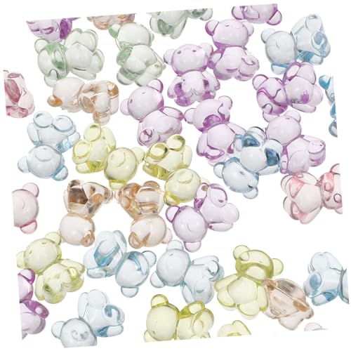 Gadpiparty 100 Stück Acryl Bärenperlen Bunte DIY Bastelperlen Schmuckherstellung Abstandshalter Perlen für Armbänder Haarschmuck Zubehöre Gadpiparty 100 Stück Acryl Bärenperlen Bunte DIY Bastelperlen Schmuckherstellung Abstandshalter Perlen für Armbänder Haarschmuck Zubehöre von Gadpiparty