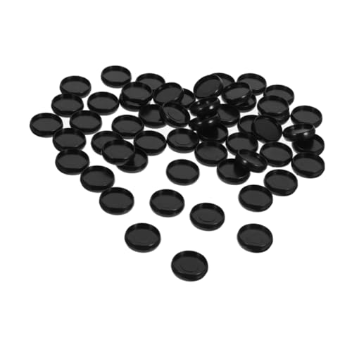 Gadpiparty 100 Stück Albumbindungsschnalle Buchbinderinge Loseblatt-Binderscheiben aus Kunststoff Ringbuch aus Kunststoff Erweiterungsscheiben Planerscheibe Buchringe binden Plastik Black von Gadpiparty