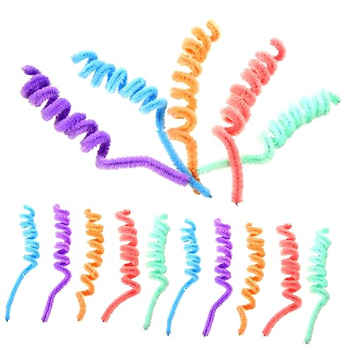 Gadpiparty 100 Stück Biegeplüsch Stäbe Diy Chenille Stiele für Kreative Bastelprojekte Sicher für Kreative Handarbeiten und Dekorationen von Gadpiparty