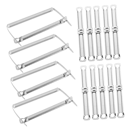 Gadpiparty 100 Stück Bindeclip Aus Metall Farbig Loch Planer Ordner Binder Schreibwaren Wiederverwendbar Jumbo Bindeklammern Notizbuch Binder Buchbinderverschlüsse Büro Silver von Gadpiparty