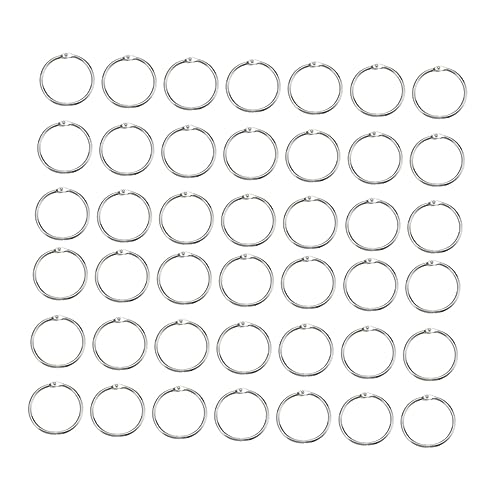 Gadpiparty 100 Stück Binderinge für Diy Projekte Öffnungsringe mit Innendurchmesser und Außendurchmesser für Fotoalben Schlüssel und Bastelarbeiten Gadpiparty 100 Stück Binderinge für Diy Projekte Öffnungsringe mit Innendurchmesser und Außendurchmesser für Fotoalben Schlüssel und Bastelarbeiten von Gadpiparty