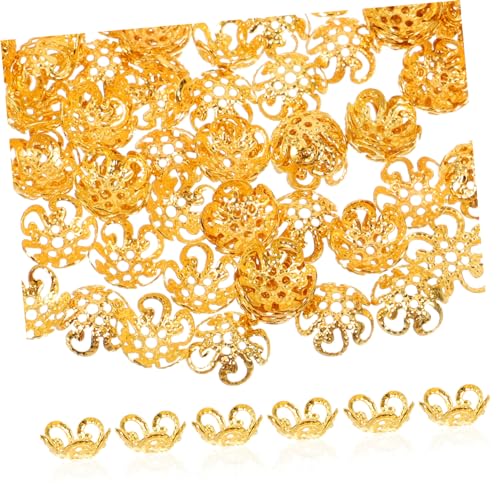 Gadpiparty 100 Stück Blütenförmige Perlenkappen Metall DIY Schmuckzubehör für Armbänder und Weitere Projekte Antikorrosiv und Langlebig Designs Gadpiparty 100 Stück Blütenförmige Perlenkappen Metall DIY Schmuckzubehör für Armbänder und Weitere Projekte Antikorrosiv und Langlebig Designs von Gadpiparty