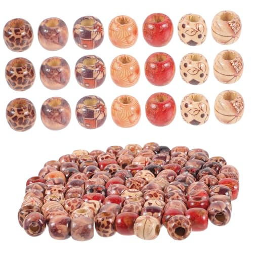 Gadpiparty 100 Stück Bunte Holzperlen für Haare und Dreadlocks Robuste DIY Haarperlen Schmuck für Zöpfe Flechtzubehör Geeignet für Damen und Herren Vielseitig für Haar und Bastelprojekte Gadpiparty 100 Stück Bunte Holzperlen für Haare und Dreadlocks Robuste DIY Haarperlen Schmuck für Zöpfe Flechtzubehör Geeignet für Damen und Herren Vielseitig für Haar und Bastelprojekte von Gadpiparty