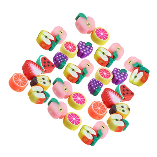 Gadpiparty 100 Stück Bunte Polymer Clay Perlen für DIY Schmuckherstellung für Armbänder Bastelprojekte und von Gadpiparty