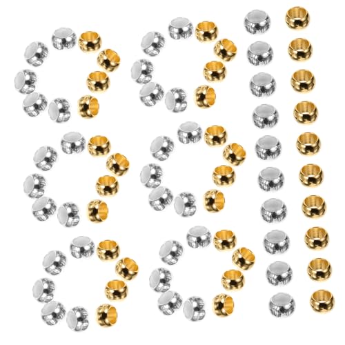 Gadpiparty 100 Stück Diy Crimp Beads für Schmuckherstellung Langlebige Metallperlen für Armband und Bastelprojekte Einfache Handhabung und Vielseitig Einsetzbar Gadpiparty 100 Stück Diy Crimp Beads für Schmuckherstellung Langlebige Metallperlen für Armband und Bastelprojekte Einfache Handhabung und Vielseitig Einsetzbar von Gadpiparty