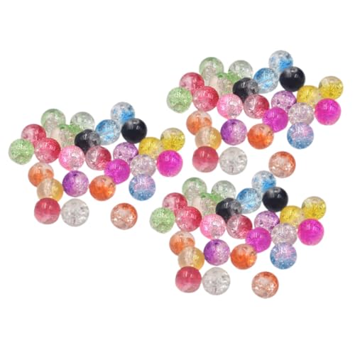 Gadpiparty 100 Stück Diy Glasperlen Crackle Beads für Armband Schmuckherstellung Langlebige Bastelperlen für Diy Projekte und Schmuckdesigns von Gadpiparty