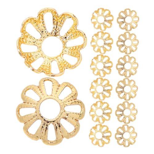 Gadpiparty 100 Stück Endkappen für Schmuck Perlenkappen Blumenperlenkappen aus Kunstharz Glockenperlenkappe aus Messing Halskette Ketten Masse Kupfer Golden Gadpiparty 100 Stück Endkappen für Schmuck Perlenkappen Blumenperlenkappen aus Kunstharz Glockenperlenkappe aus Messing Halskette Ketten Masse Kupfer Golden von Gadpiparty