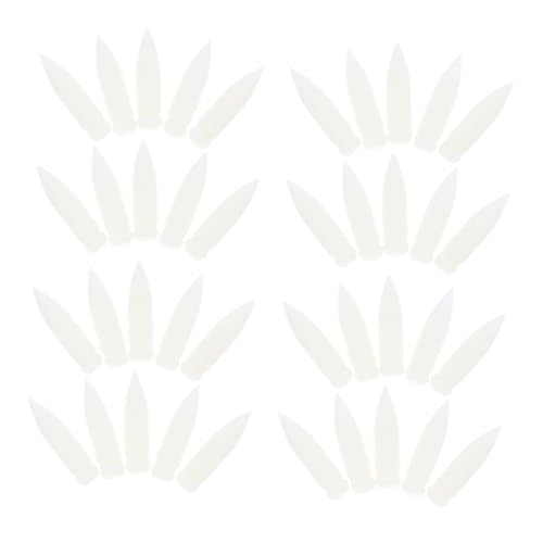 Gadpiparty 100 Stück Ersatzspitze für Markierstifte Marker -Stiftzubehör Markierstifte mit dicker Spitze Ersatzspitzen für Farbstifte Marker -Stiftnibs Lackierungen Malenstifttipps Nylon Weiß von Gadpiparty