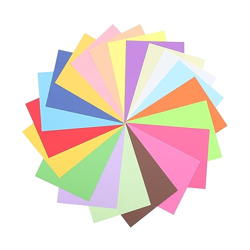 Gadpiparty 100 Stück Faltpapier Farben Origami Papier für Bastelprojekte für Erwachsene Fingerfertigkeit für Diy Handarbeiten von Gadpiparty