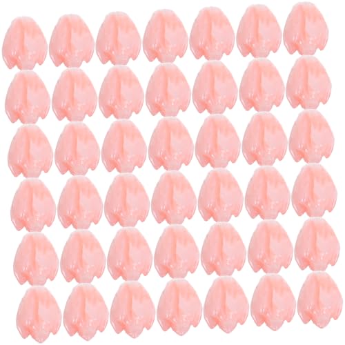Gadpiparty 100 Stück Geschnitzte Jasminblüten Spacer Perlen Korallenfarben Lose Schmuckperlen für Halsketten Armbänder DIY Schmuckherstellung Langlebig Verblassungsbeständig Vielseitig von Gadpiparty