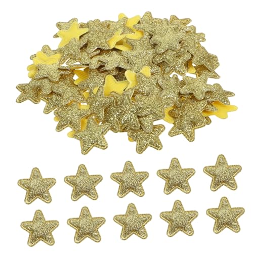 Gadpiparty 100 Stück Goldene Sternen Patches für Diy Weihnachtsdekoration Stoff Aufnäher mit Muster für Kleidung Hüte und Kreative Projekte Gadpiparty 100 Stück Goldene Sternen Patches für Diy Weihnachtsdekoration Stoff Aufnäher mit Muster für Kleidung Hüte und Kreative Projekte von Gadpiparty
