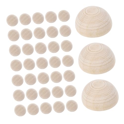 Gadpiparty 100 Stück Halbrunde Holzperlen Unbehandelte Natürliche Holzhalbkugeln Für DIY Basteln Natürliche Holzperlen Mit Glatter Oberfläche Und Abgerundeten Kanten Für Heimdekoration Gadpiparty 100 Stück Halbrunde Holzperlen Unbehandelte Natürliche Holzhalbkugeln Für DIY Basteln Natürliche Holzperlen Mit Glatter Oberfläche Und Abgerundeten Kanten Für Heimdekoration von Gadpiparty