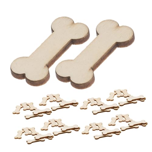 Gadpiparty 100 Stück Holz Hundeknochen Dekoration Unbehandelt Naturholz DIY Bastelzuschnitte Zum Bemalen Vielseitig Für Hochzeit Scrapbooking Haustierdeko Gadpiparty 100 Stück Holz Hundeknochen Dekoration Unbehandelt Naturholz DIY Bastelzuschnitte Zum Bemalen Vielseitig Für Hochzeit Scrapbooking Haustierdeko von Gadpiparty