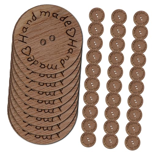 Gadpiparty 100 Stück Holzknopfschild Schüttgut Kleidung Verzierungen Verschönern Verschönerung Retro -Style -Tasten Mäntel Knopfdekor Knöpfe zum Handwerk Knöpfe Vintage Bastelknöpfe Paulownia Gadpiparty 100 Stück Holzknopfschild Schüttgut Kleidung Verzierungen Verschönern Verschönerung Retro -Style -Tasten Mäntel Knopfdekor Knöpfe zum Handwerk Knöpfe Vintage Bastelknöpfe Paulownia von Gadpiparty