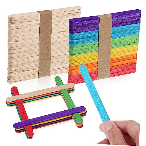 Gadpiparty 100 Stück Holzstäbchen Natur und Farben Bastelstäbe für Kreative Diy Projekte Malen und Dekoration für Kunsthandwerk und Schulaktivitäten Gadpiparty 100 Stück Holzstäbchen Natur und Farben Bastelstäbe für Kreative Diy Projekte Malen und Dekoration für Kunsthandwerk und Schulaktivitäten von Gadpiparty