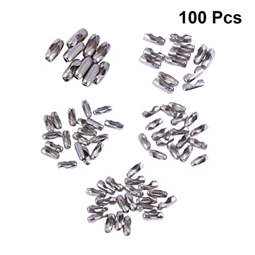 Gadpiparty 100 Stück Kettenverbinder Kugelkette Verschlüsse für Diy Schmuckherstellung Hochwertige Metallverschlüsse für Kreative Projekte und Bastelarbeiten von Gadpiparty