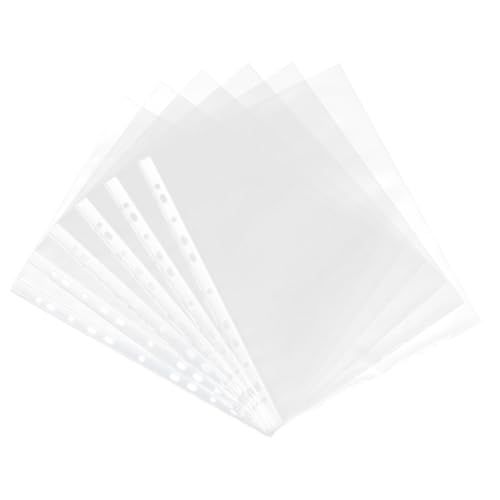Gadpiparty 100 Stück Klarsichthefter Transparente Dokumententaschen mit Lochung Wasserfest und Reißfest für Büro und Schule Dokumentenorganizer Material Leicht und Einfach zu Verwenden Gadpiparty 100 Stück Klarsichthefter Transparente Dokumententaschen mit Lochung Wasserfest und Reißfest für Büro und Schule Dokumentenorganizer Material Leicht und Einfach zu Verwenden von Gadpiparty