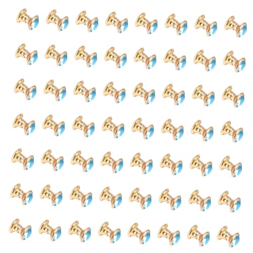 Gadpiparty 100 Stück Kleidung machen Dekorationen Anhänger farbige Strasssteine Faux Diamonds große Kristalle Strasssteine ​​aufnähen Blau Schmuckkunstdesign Strass bunter Diamantschmuck von Gadpiparty