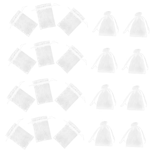 Gadpiparty 100 Stück Kleine Geschenktaschen Netzstoff Weiße Zugbandbeutel für Schmuck Süßigkeiten und Kleine Hochzeiten Geburtstage und Feiertage Gadpiparty 100 Stück Kleine Geschenktaschen Netzstoff Weiße Zugbandbeutel für Schmuck Süßigkeiten und Kleine Hochzeiten Geburtstage und Feiertage von Gadpiparty