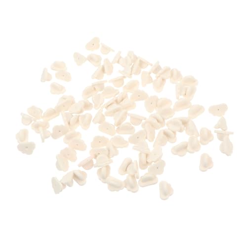 Gadpiparty 100 Stück Kunststoff Brosche Clutch Verschlüsse für Abzeichen Wiederverwendbare Pin Rückseiten für DIY Schmuck und Namensschilder von Gadpiparty