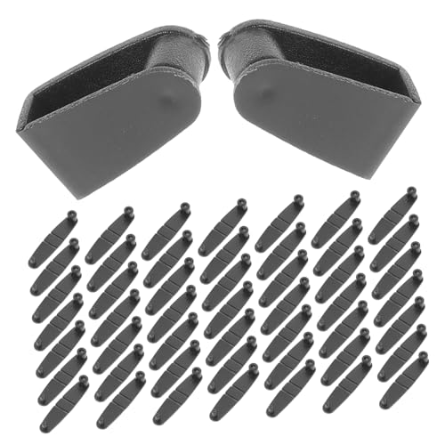 Gadpiparty 100 Stück Kunststoff Schlüsselring Clips Faltbare Clips für Schlüsselanhänger Taschen Rucksäcke Diy Zubehör Transparent Langlebig von Gadpiparty