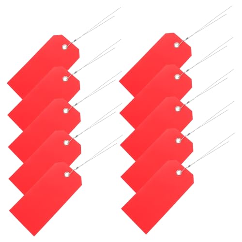 Gadpiparty 100 Stück Leeres Etikett Gepäckanhänger Masse Taschenanhänger Für Gepäck Kofferanhänger Hängende Tags Leere Gepäckanhänger Gepäckmarke Plastiketiketten Versandschilds Pvc Rot Gadpiparty 100 Stück Leeres Etikett Gepäckanhänger Masse Taschenanhänger Für Gepäck Kofferanhänger Hängende Tags Leere Gepäckanhänger Gepäckmarke Plastiketiketten Versandschilds Pvc Rot von Gadpiparty