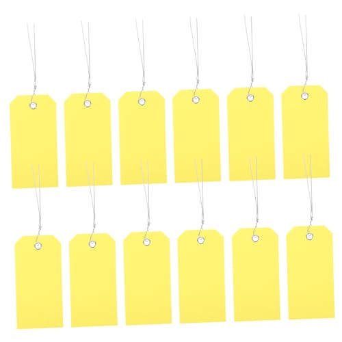 Gadpiparty 100 Stück Leeres Etikett Gepäcketiketten Leere Gepäckanhänger Plastiketiketten Reiseanhänger Für Gepäck Taschenanhänger Hängende Tags Versandschilds Kofferanhänger Yellow Pvc Gadpiparty 100 Stück Leeres Etikett Gepäcketiketten Leere Gepäckanhänger Plastiketiketten Reiseanhänger Für Gepäck Taschenanhänger Hängende Tags Versandschilds Kofferanhänger Yellow Pvc von Gadpiparty