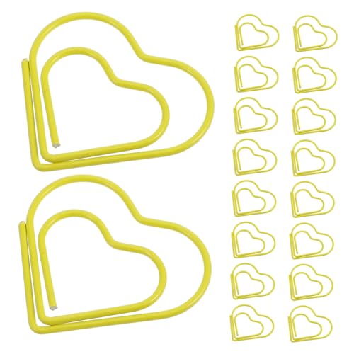 Gadpiparty 100 Stück Liebesbriefhalter Niedliche Papierklammer Gelbe Papierklammer Papierklammern für Schule und Büro Dekorative Papierklammern Büroklammer plant Papierhalter Metall Yellow Gadpiparty 100 Stück Liebesbriefhalter Niedliche Papierklammer Gelbe Papierklammer Papierklammern für Schule und Büro Dekorative Papierklammern Büroklammer plant Papierhalter Metall Yellow von Gadpiparty