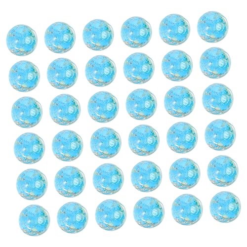 Gadpiparty 100 Stück Luminous Glasperlen Runde Diy Schmuckperlen für Armbänder Bastelprojekte Hochwertige Glatte und Hautfreundliche Bastelperlen Leuchtendem Design von Gadpiparty
