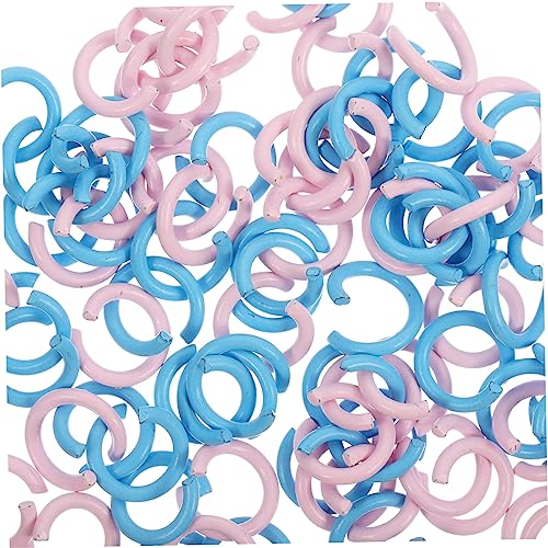Gadpiparty 100 Stück Metall Offene Sprungringe Biegeringe für Schmuckherstellung Diy Armbänder und Handwerk Kirschblüte von Gadpiparty