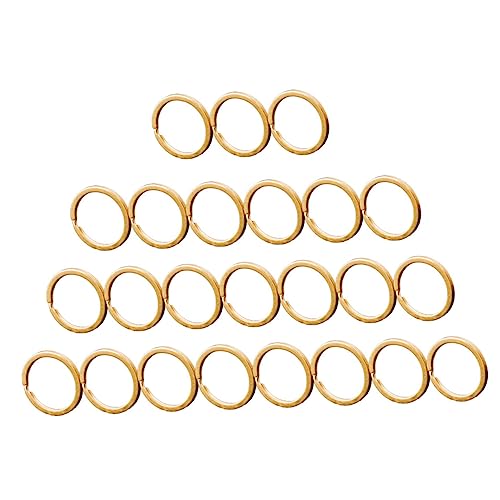 Gadpiparty 100 Stück Metall Schlüsselringe Runde Schlüsselanhänger Starke Eisen Ringe für Autos Zuhause Diy Basteln Robust und Zuverlässig von Gadpiparty