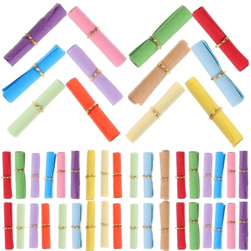 Gadpiparty 100 Stück Mini Wishing Bottle mit Bunten Papierrollen Dekorative Glücksflaschen für Persönliche Botschaften Geschenkanhänger und Kreative Anlässe von Gadpiparty