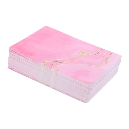 Gadpiparty 100 Stück Ohrring- und Halskettenkarten Schmuckverpackung Schmuckkarten Ohrring-Präsentationskarten für Erwachsene Ohrringkartendisplay Schmuck-Display-Karten hängen Papier Rosa von Gadpiparty