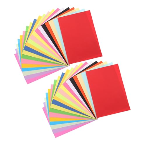 Gadpiparty 100 Stück Origami Papier Buntes Bastelpapier für Diy Handwerk Farben Reißfest und Leicht für Erwachsene Dekorative Bastelbögen für Kreative Projekte von Gadpiparty
