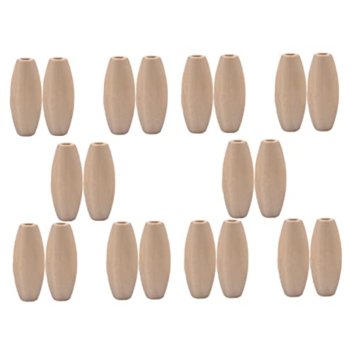 Gadpiparty 100 Stück Oval Holzperlen Diy Bastelbedarf für Schmuckherstellung Dekorative Fädelperlen Hochwertige und Langlebige Holzperlen für Projekte und Persönliche Accessoires Gadpiparty 100 Stück Oval Holzperlen Diy Bastelbedarf für Schmuckherstellung Dekorative Fädelperlen Hochwertige und Langlebige Holzperlen für Projekte und Persönliche Accessoires von Gadpiparty