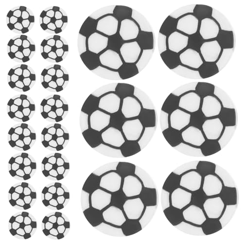 Gadpiparty 100 Stück Polymer Clay Fußball Perlen Charms Lose Runde DIY Bastelperlen Handgefertigte Schmuckzubehör für Armbänder Halsketten Ohrringe Kreative Dekoration Gadpiparty 100 Stück Polymer Clay Fußball Perlen Charms Lose Runde DIY Bastelperlen Handgefertigte Schmuckzubehör für Armbänder Halsketten Ohrringe Kreative Dekoration von Gadpiparty
