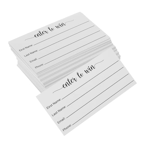 Gadpiparty 100 Stück Raffle Ticket Cards Blank Ballots Karten Multifunktionale Lose Teilnahmeformulare für Veranstaltungen Schule und Geschäft Gadpiparty 100 Stück Raffle Ticket Cards Blank Ballots Karten Multifunktionale Lose Teilnahmeformulare für Veranstaltungen Schule und Geschäft von Gadpiparty