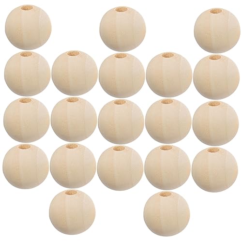 Gadpiparty 100 Stück Runde Holzperlen für Diy Schmuckherstellung Unlackierte Bastelperlen für Armbänder und Dekorationen für Kreative Bastelprojekte Gadpiparty 100 Stück Runde Holzperlen für Diy Schmuckherstellung Unlackierte Bastelperlen für Armbänder und Dekorationen für Kreative Bastelprojekte von Gadpiparty