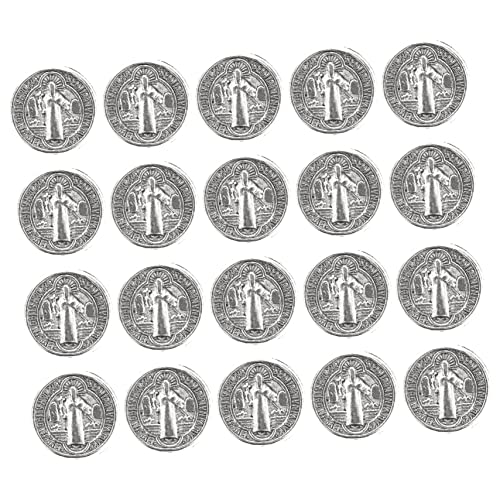 Gadpiparty 100 Stück Runde Kreuzperlen Antik Silberfarben Legierung Religiöse Spacer Perlen für DIY Armband Halskette Schmuckherstellung Zubehör Gadpiparty 100 Stück Runde Kreuzperlen Antik Silberfarben Legierung Religiöse Spacer Perlen für DIY Armband Halskette Schmuckherstellung Zubehör von Gadpiparty