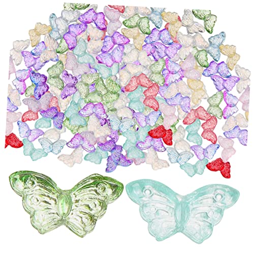 Gadpiparty 100 Stück Schmetterling Glasperlen Diy Schmuckherstellung Perlen für Armbänder Halsketten Ohrringe Haaraccessoires Robust Langlebig Gadpiparty 100 Stück Schmetterling Glasperlen Diy Schmuckherstellung Perlen für Armbänder Halsketten Ohrringe Haaraccessoires Robust Langlebig von Gadpiparty