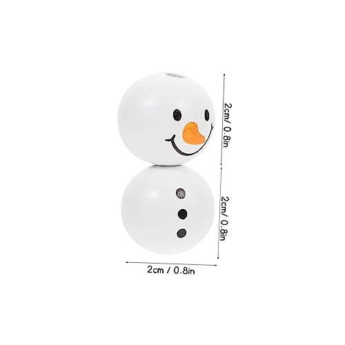 Gadpiparty 100 Stück Schneemann Holzperlen mit Glatte Oberfläche DIY Schmuck und Weihnachtsdeko Zubehör Geeignet für Basteln Girlanden Armbänder und Festliche Dekorationen Gadpiparty 100 Stück Schneemann Holzperlen mit Glatte Oberfläche DIY Schmuck und Weihnachtsdeko Zubehör Geeignet für Basteln Girlanden Armbänder und Festliche Dekorationen von Gadpiparty