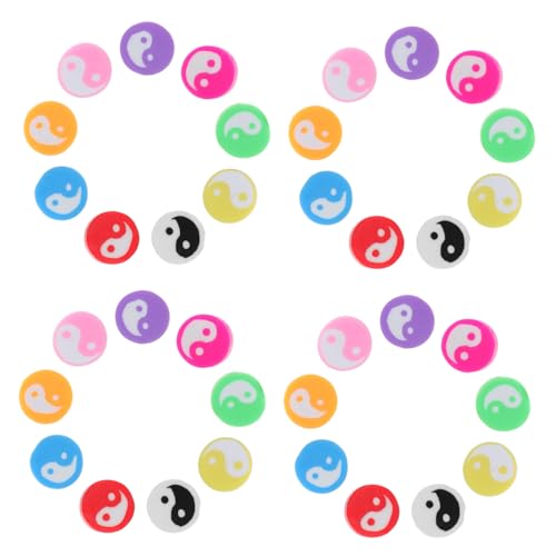 Gadpiparty 100 Stück Taichi Polymer Perlen Kleine Runde Spacer Perlen für Schmuckherstellung DIY Armbänder Halsketten Ohrringe Bunte Pastellfarben Einzigartiges Design für Kreative Gadpiparty 100 Stück Taichi Polymer Perlen Kleine Runde Spacer Perlen für Schmuckherstellung DIY Armbänder Halsketten Ohrringe Bunte Pastellfarben Einzigartiges Design für Kreative von Gadpiparty